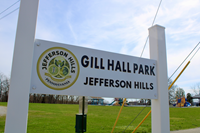 Gill Hall Entrance Sign
